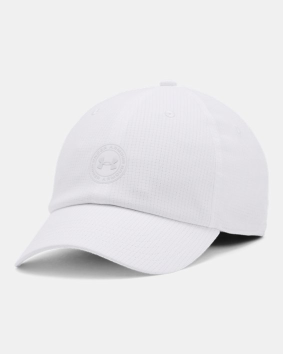 Women's UA ArmourVent Adjustable Cap in White image number 0